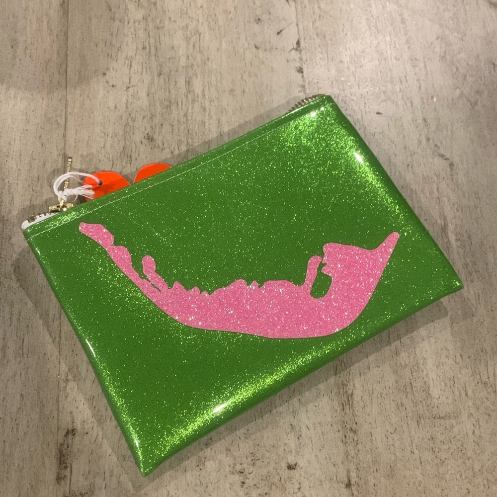 Rare custom Sanibel Island Julie mollo clutch